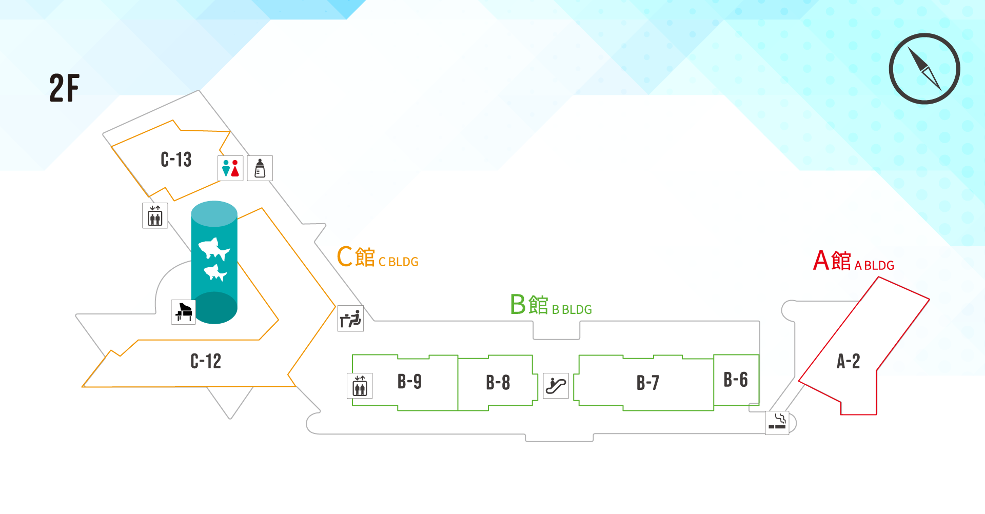 館内マップ２階